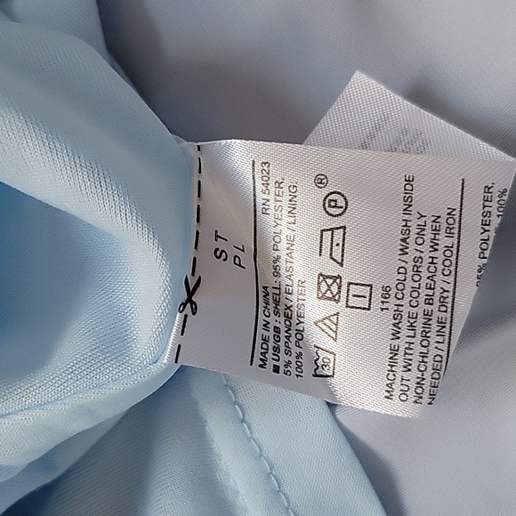 BANANA REPUBLIC FACTORY BLUE OMBRE DIP DYE SKIRT Small Tall NWT - Picture 8 of 8